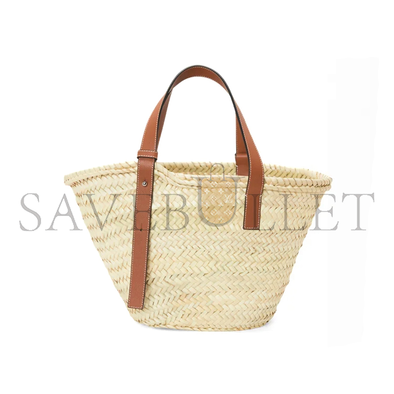 LOEWE BASKET IN PALM LEAF AND CALFSKIN A223S92XAX (40*36.5*16cm) LOEWE BASKET IN PALM LEAF AND CALFSKIN A223S92XAX (40*36.5*16cm)